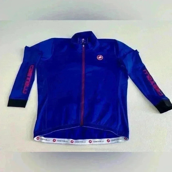 castelli Tops - Castello woman cycling, zip up lightweight jacket side zip pocket XXXL